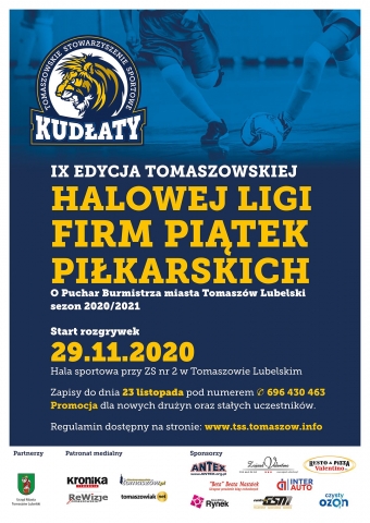 Tomaszowska Halowa Liga Firm o Puchar Burmistrza Miasta Tomaszów Lubelski