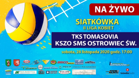 Transmisje na żywo z meczu siatkarek z KSZO SMS Ostrowiec Świętokrzyski i Maratonem Krzeszowice